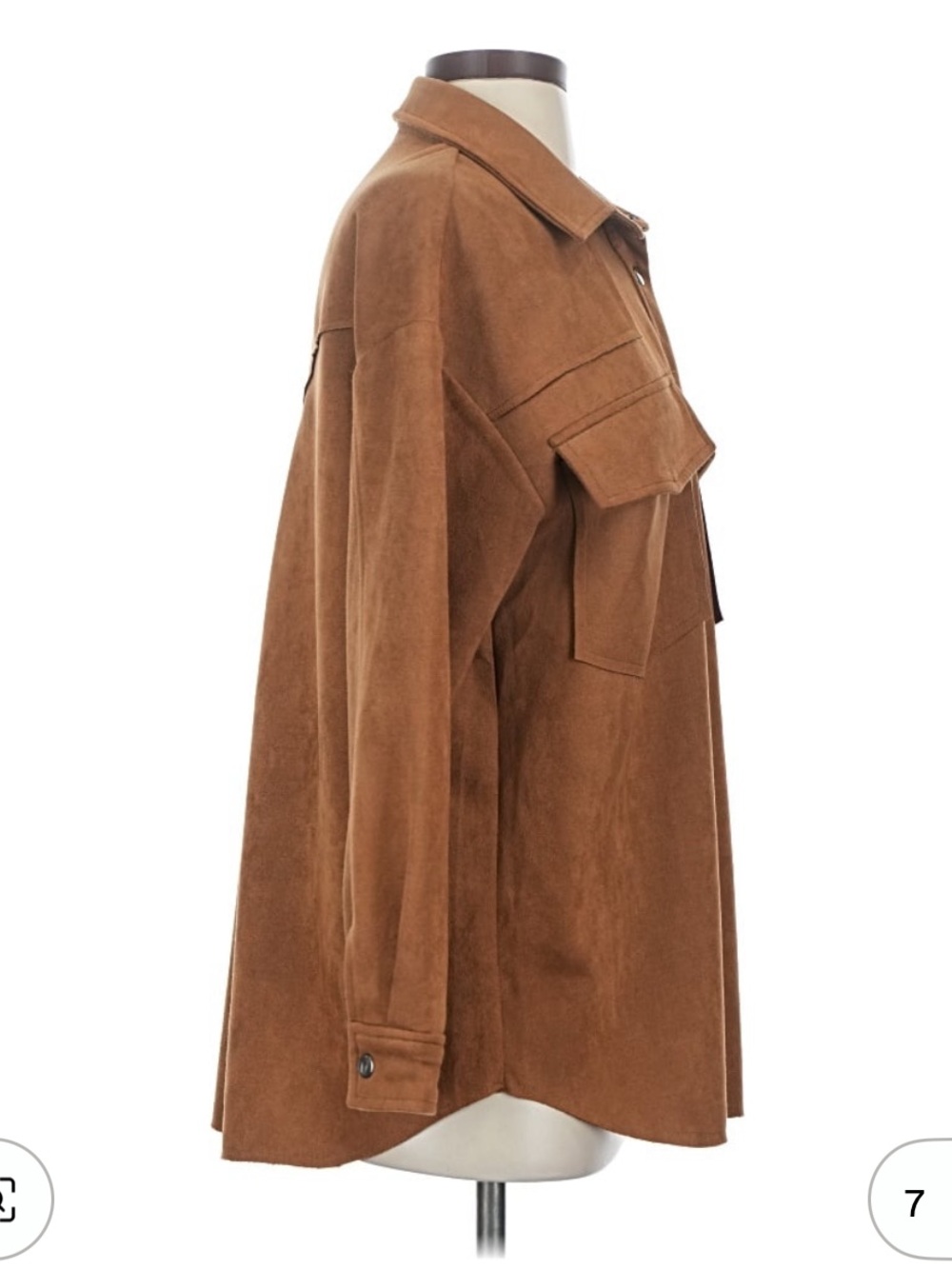 Altar’d State Suede Brown Jacket - Picture 3 of 4
